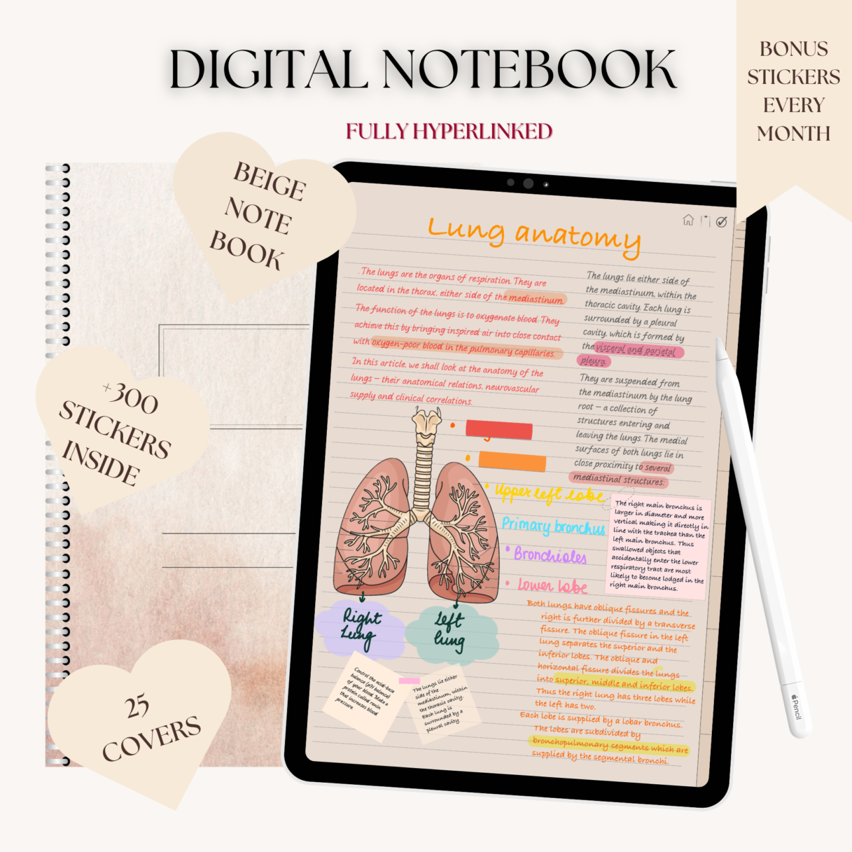 BEIGE DIGITAL NOTEBOOK