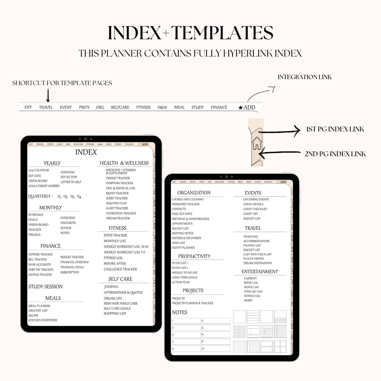 2025 BEIGE DIGITAL PLANNER - Image 2