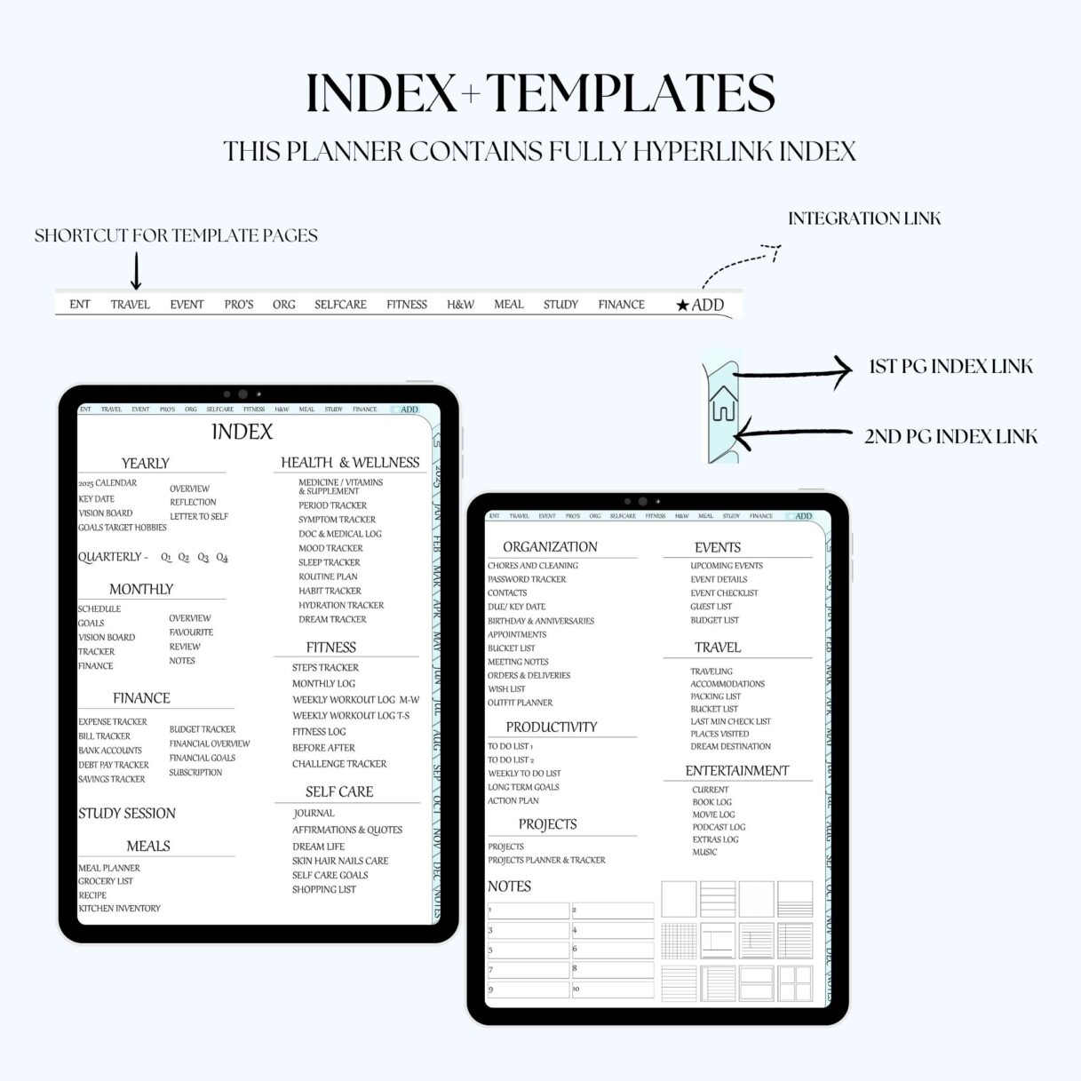 2025 BLUE DIGITAL PLANNER - Image 3