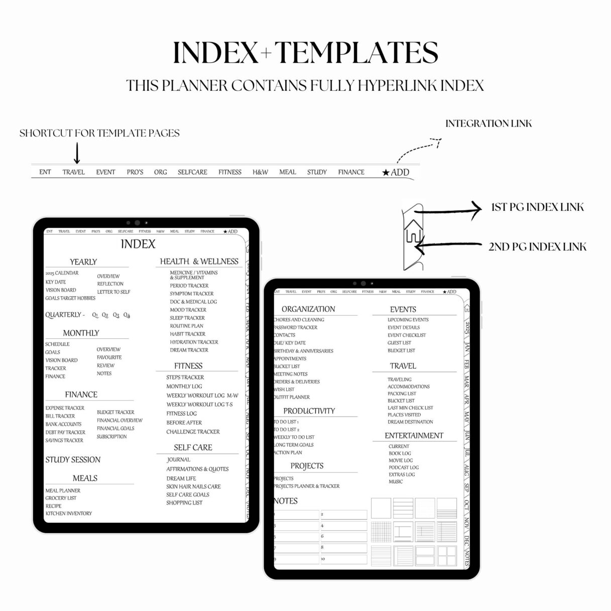 2025 WHITE DIGITAL PLANNER - Image 2