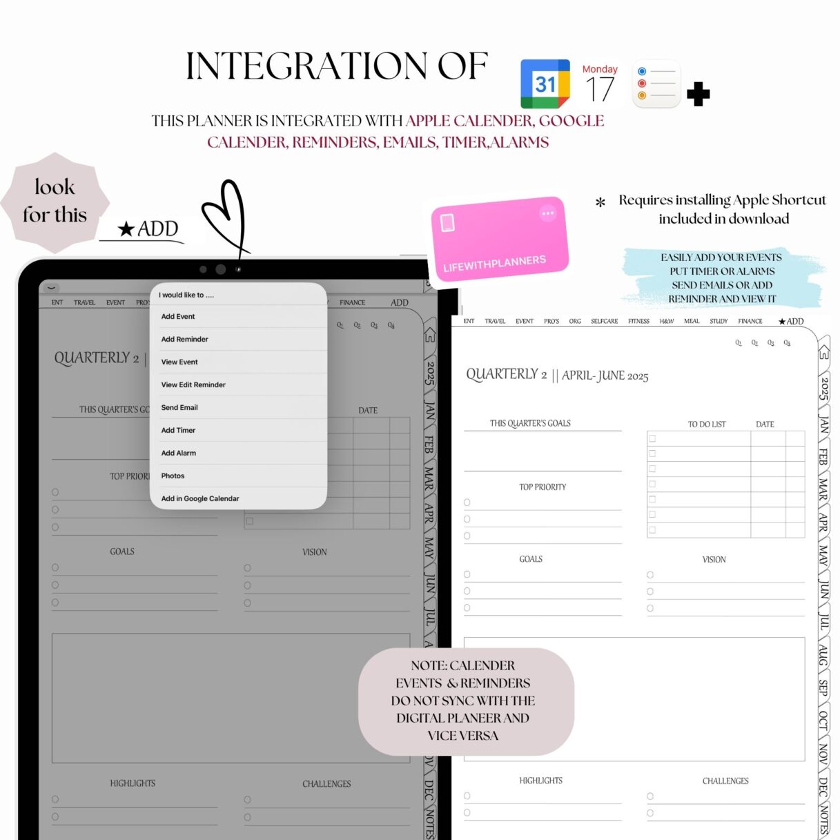 2025 LILAC DIGITAL PLANNER - Image 4