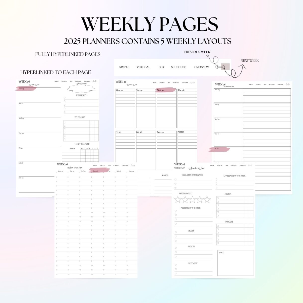 2025 BUNDLE DIGITAL PLANNER - Image 7