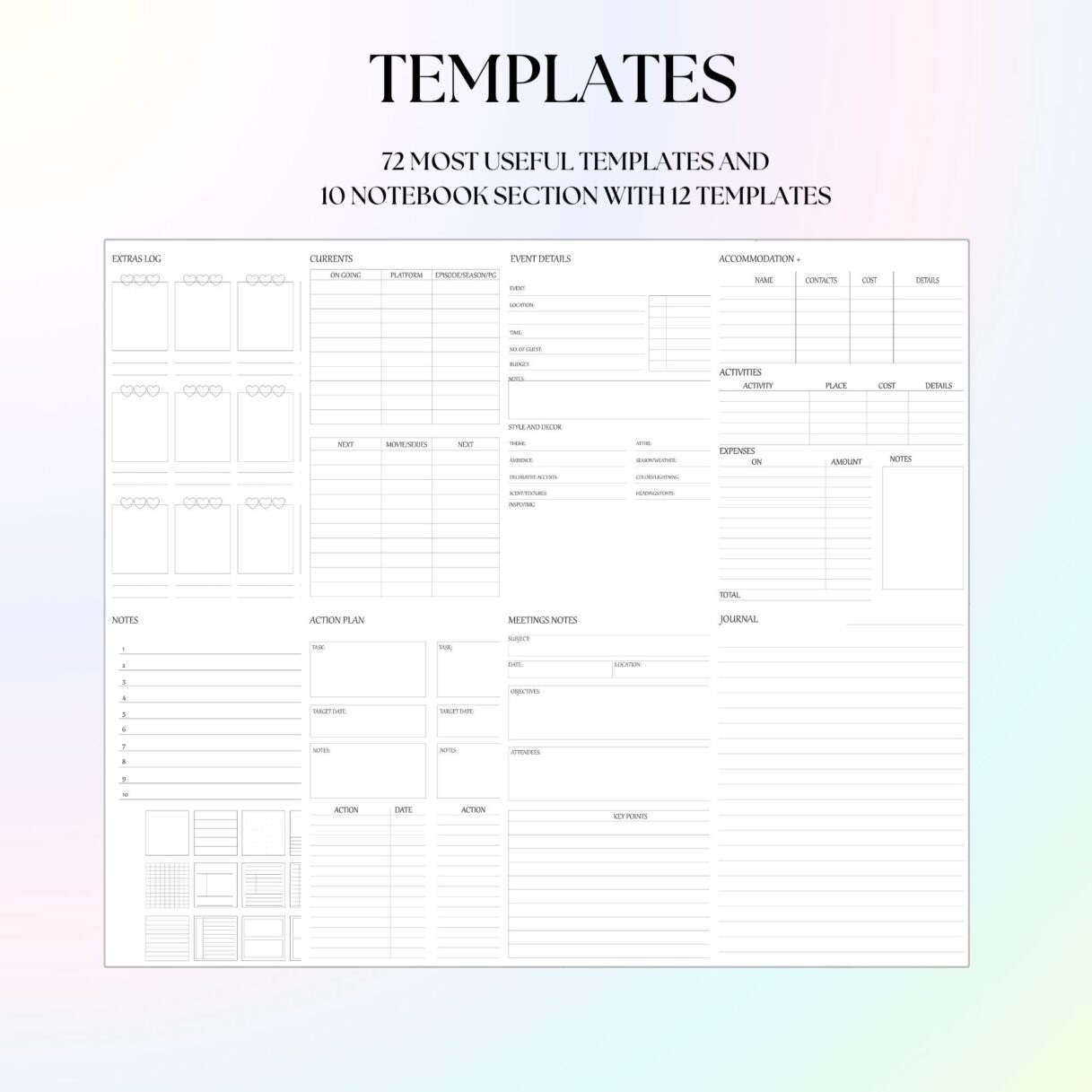 2025 BUNDLE DIGITAL PLANNER - Image 9