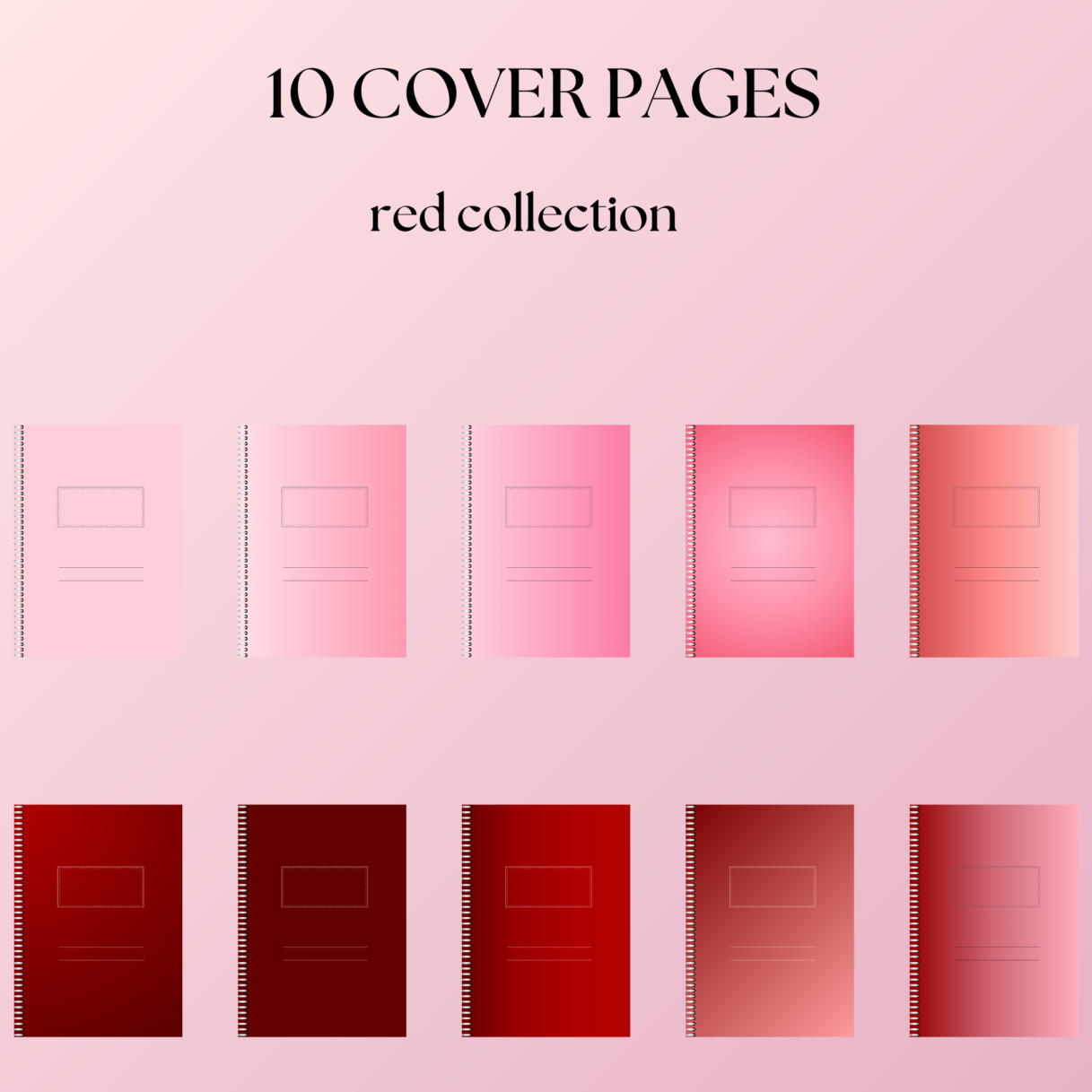 RED COLLECTION PLANNER NOTEBOOK WALLPAPER - Image 20